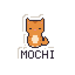Cat sticker with a name